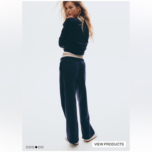 H&M wide-leg sweatpants - Picture 2 of 4